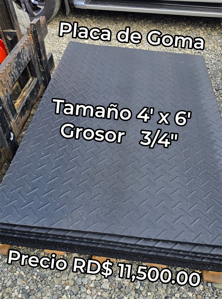 Placa de goma para Ensilladero o Bañadero