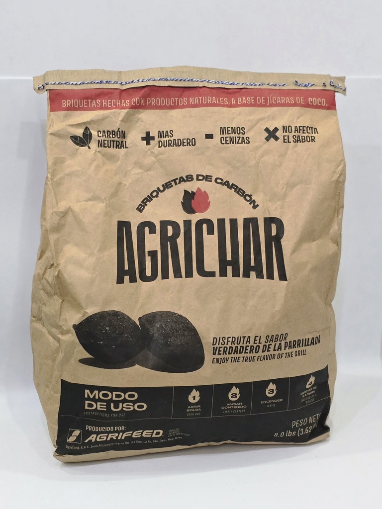 Agrichar Fardo: 8lb x 6 und