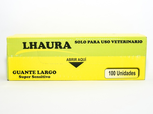 Guantes Veterinario Largo Palpar caja 100 Lhaura
