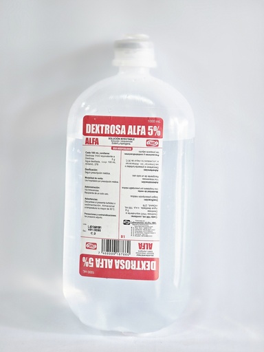 Solucion Dextrosa al 5% 1000ml