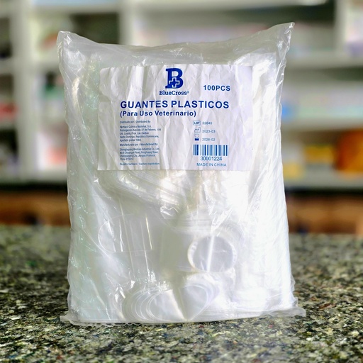  Guantes Veterinarios Palpar 100 Unidades